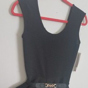 Starry Night Size 5 Dress with Belt Rear Zipper